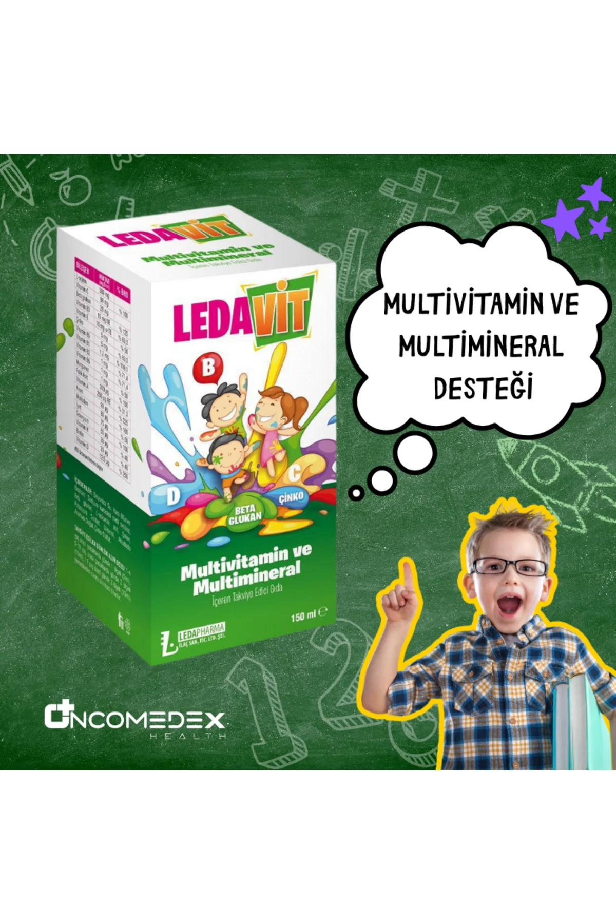 Ledavit Multivitamin Ve Mineral Içeren Şurup 150ml