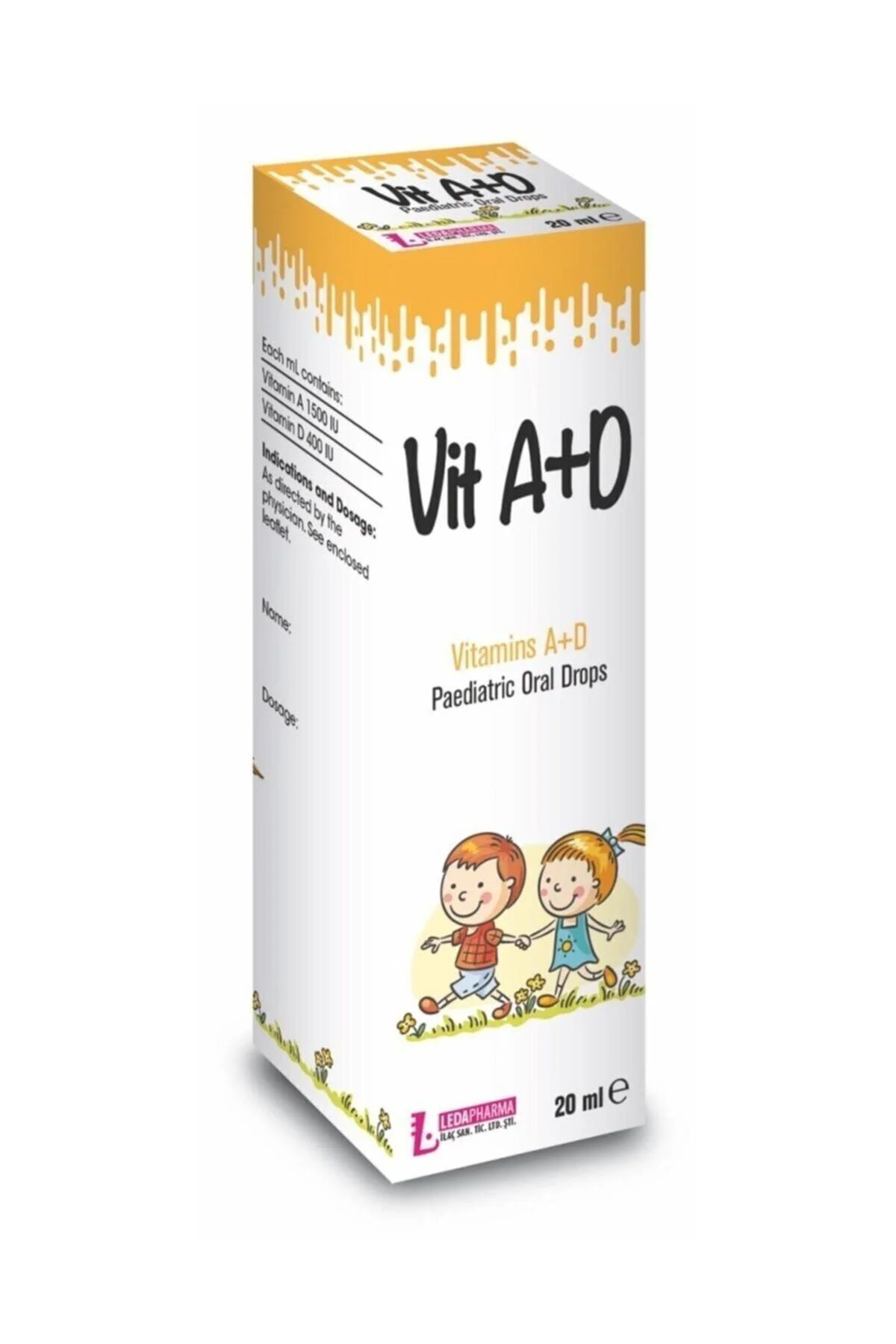 Ledavit Vit A+d Vitamins A+d Pediatric Oral Drops 20ml