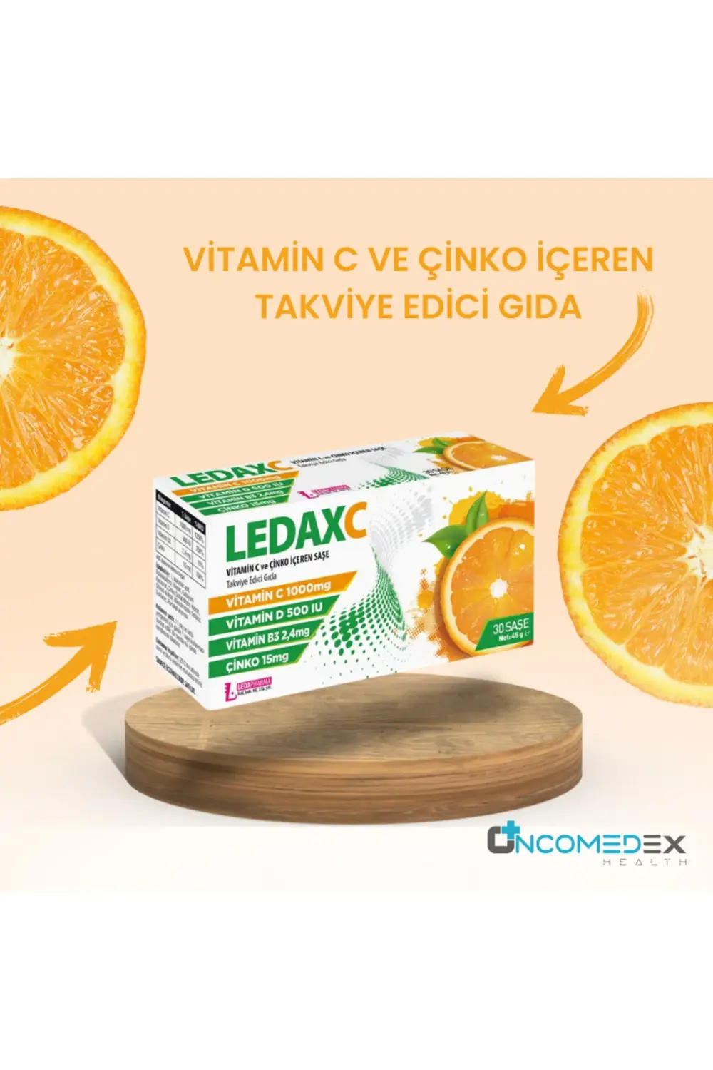 Ledax C Vıtamın 1000 mg 30 Saşe