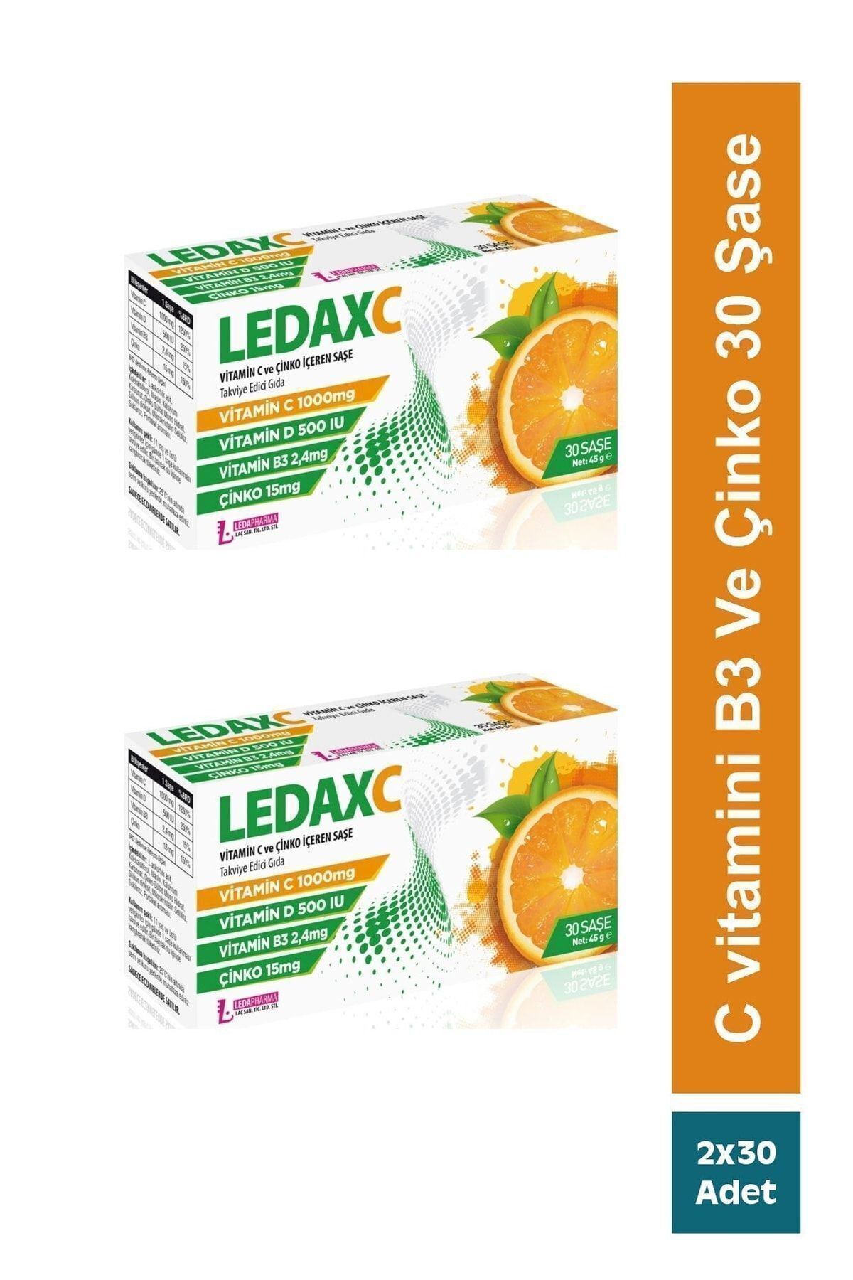 Ledax C Vıtamın 1000 Mg 30 Saşe 2 Kutu