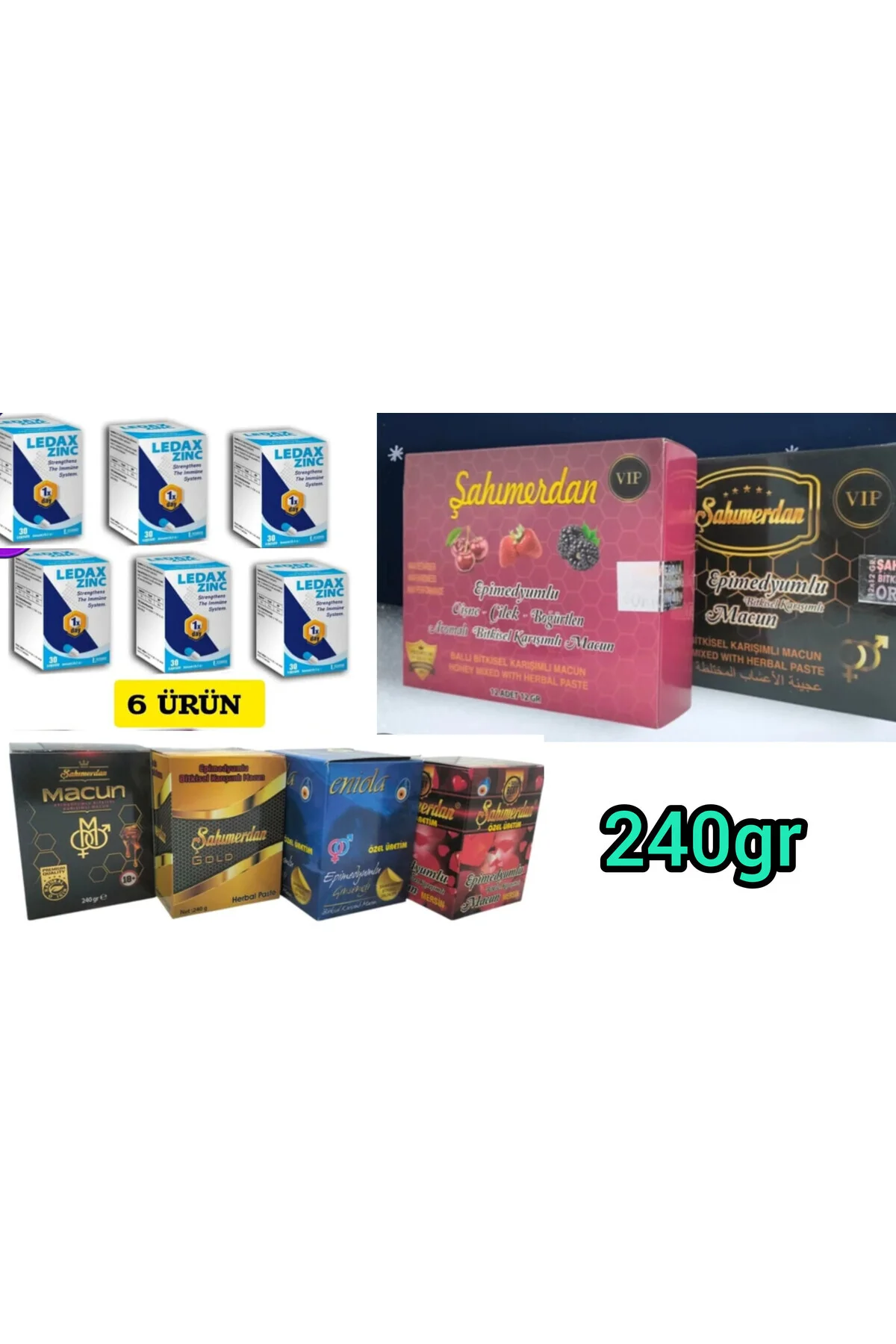 LEDAX ÇİNKO 30KP 6 AD &240GR MACUN VE 2 STİK MACUN