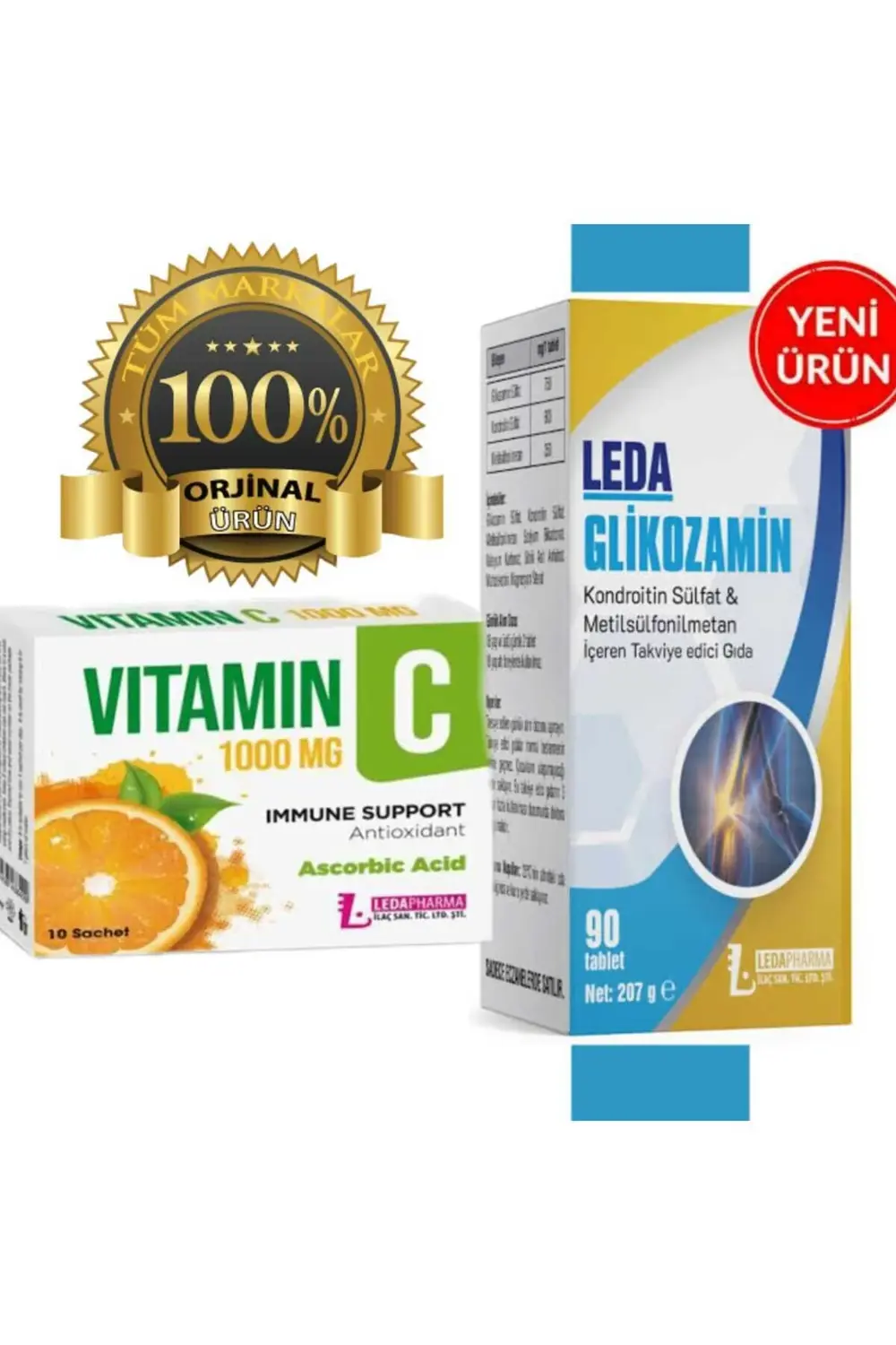 Ledax Cvitamini 10 Şase +glukozamin 90 Tb