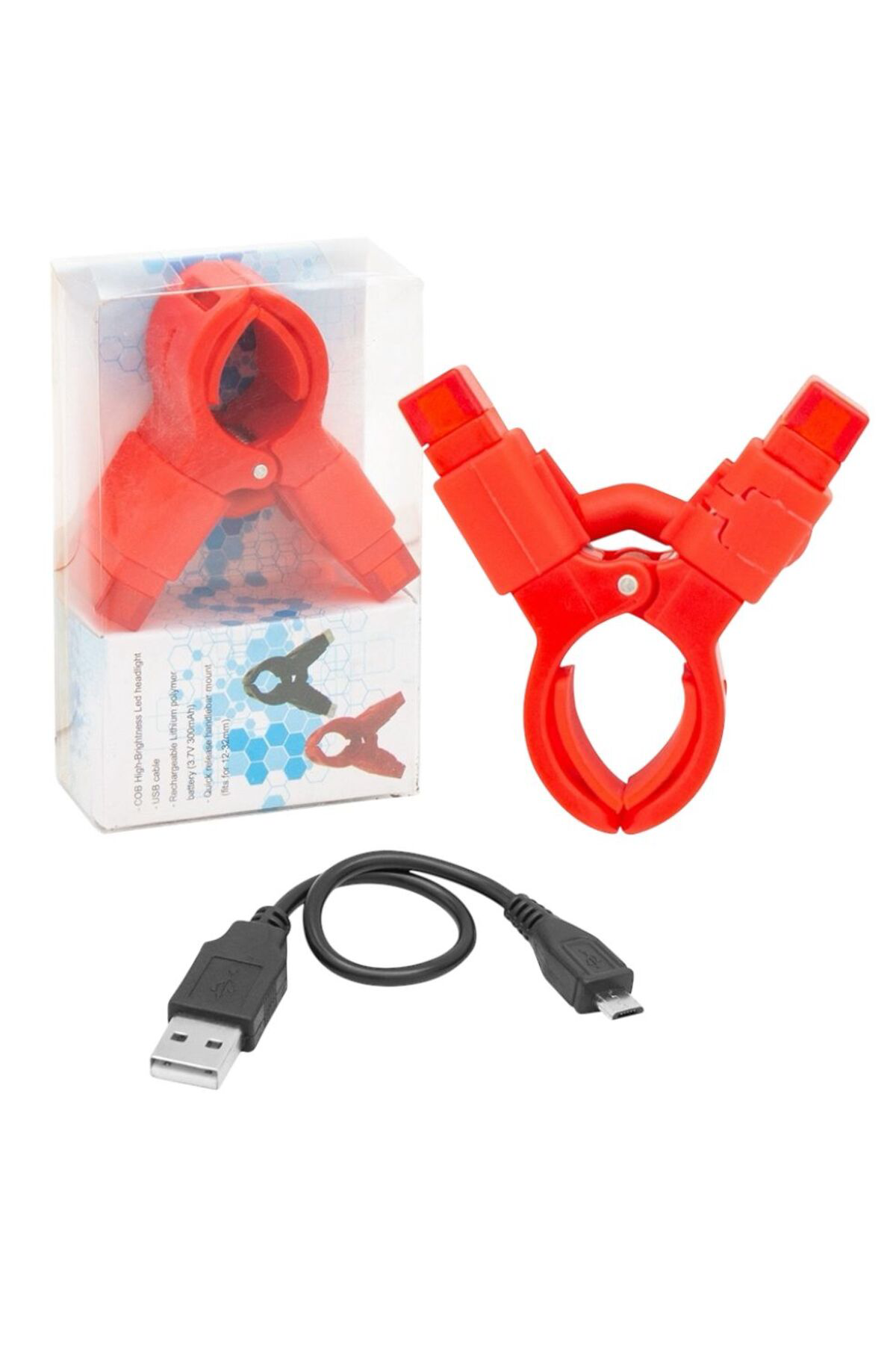 LED'li Bisiklet ve Scooter İkaz Lambası | Su Geçirmez, Şarjlı Ark