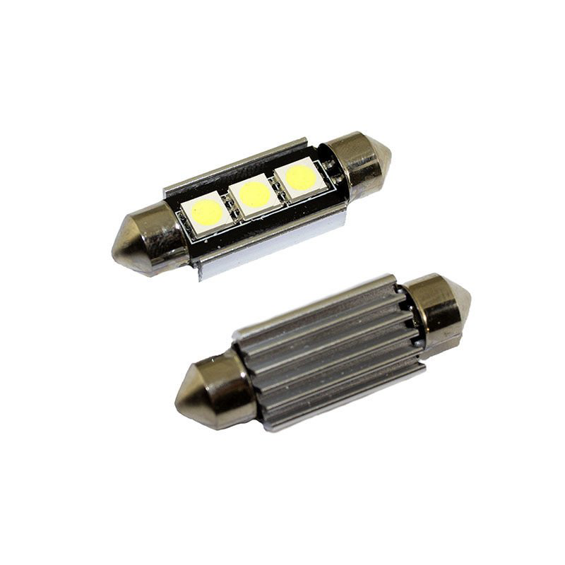 Drs Tuning Ledli Dekoratif Sofit Ampul 2X3 Smd Canbus Beyaz 12V/Laam153