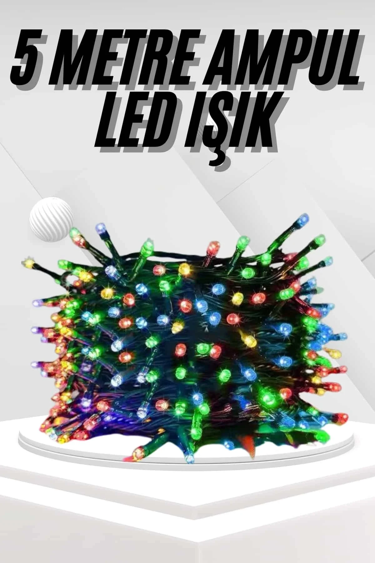 Ledli Fişli Led Dekor Lambası 5M RGB Yılbaşı Ağacı Işığı Fiyatı, Yorumları ve Özellikleri