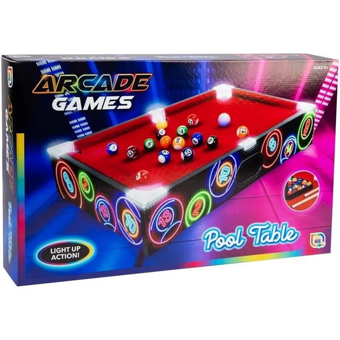 LEDli Masaüstü Bilardo 50x30 cm LEDli Masaüstü Bilardo 50x30 cm