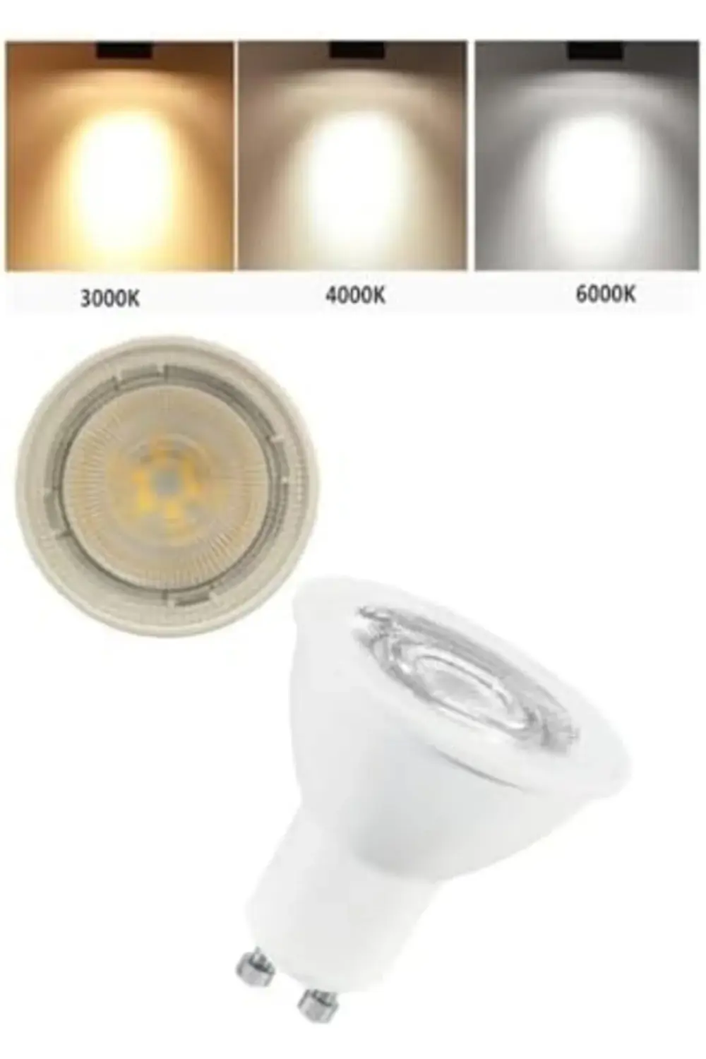 Ledvalue 4,5w (50W) Led Spot Ampul Gu10 Gün Işığı 4000k 1191881