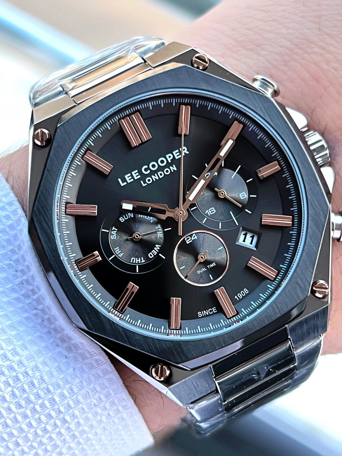 Lee Cooper Çelik Kordon İç Fonksiyonları Aktif 5 Atm Suya Dayanık Lee Cooper Çelik Kordon İç Fonksiyonları Aktif 5 Atm Suya Dayanık