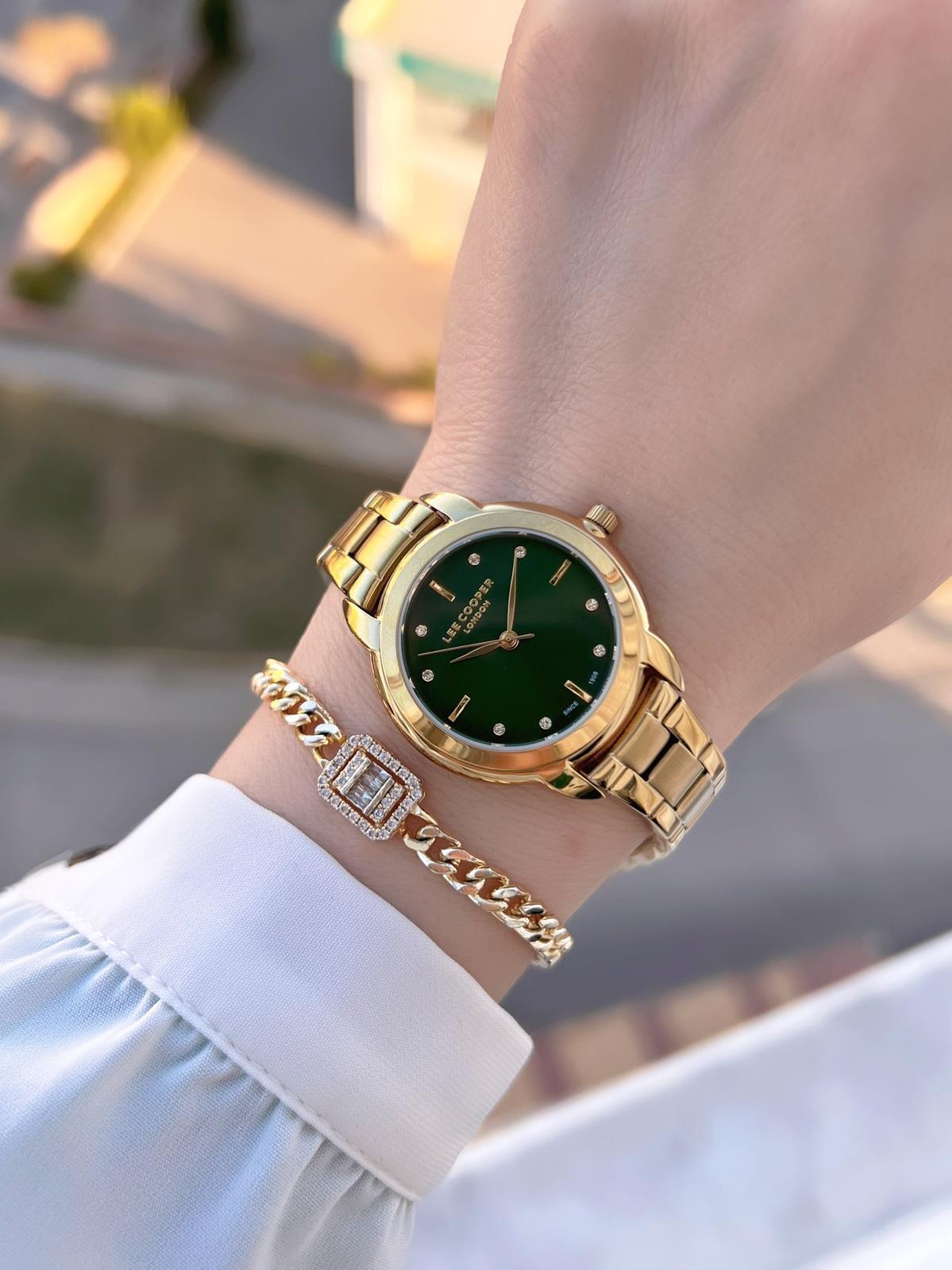 Lee Cooper Elite Seri Çelik Kordonlu 3 Atm Suya Dayanıklı Kadın K