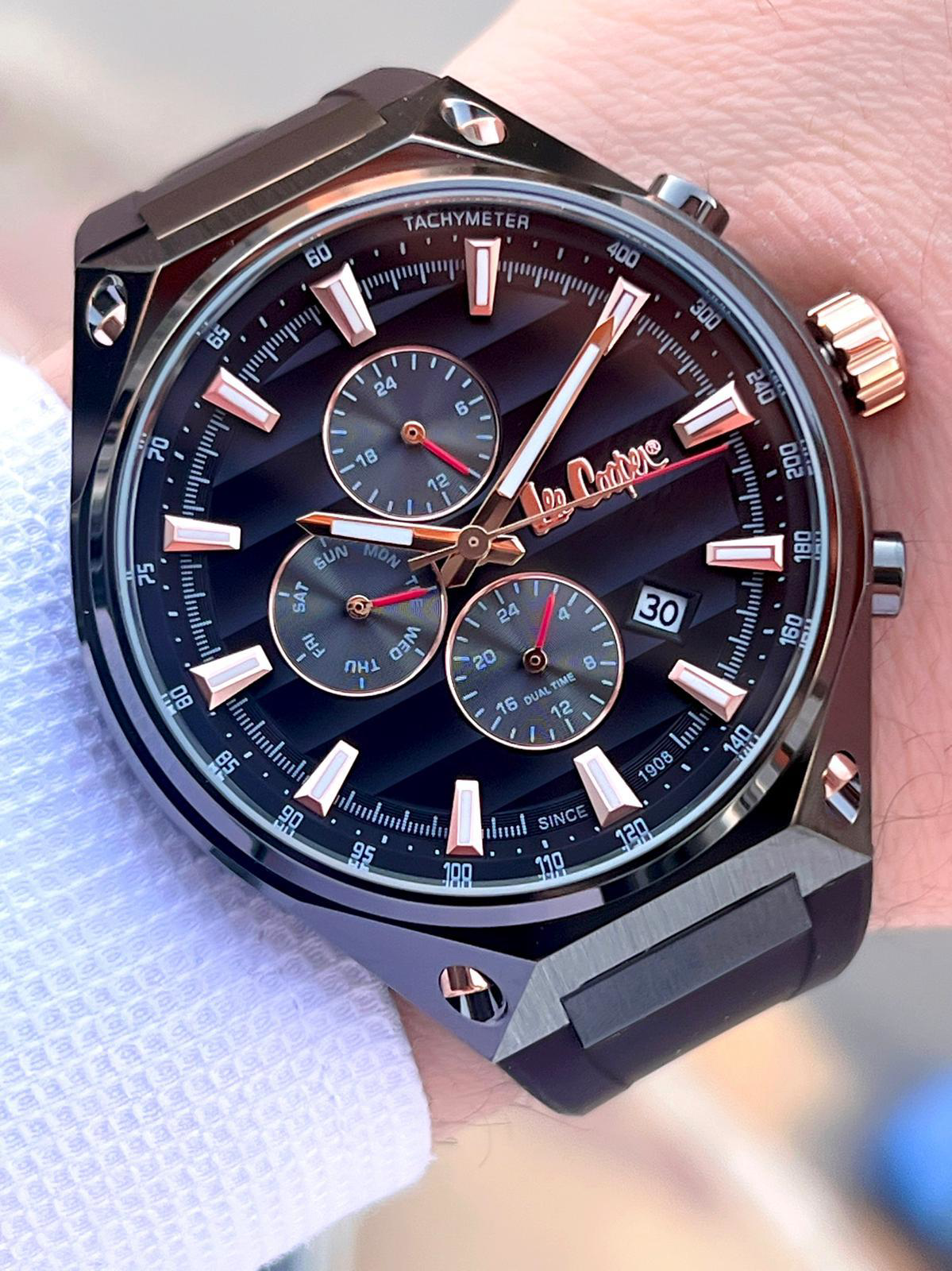 Lee Cooper  Silikon Kordon İç Fonksiyonlari Aktif 5 Atm Suya Dayan