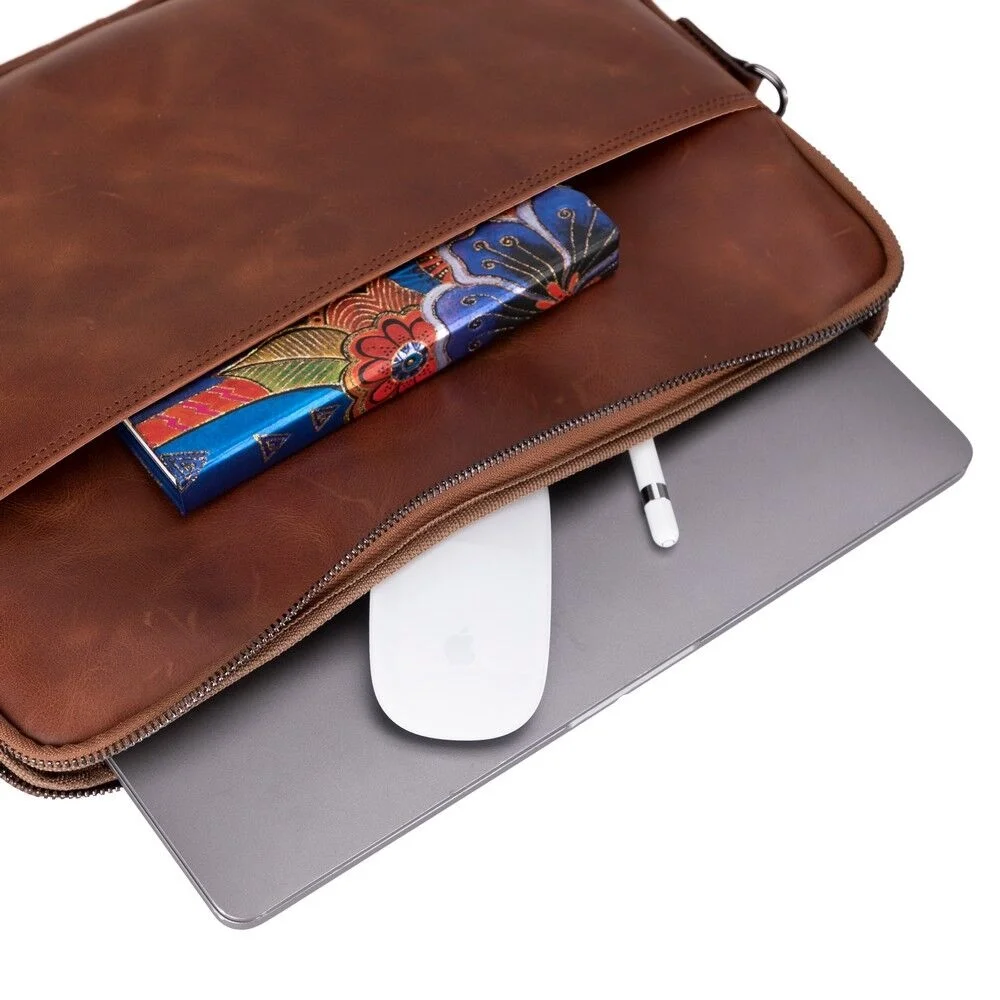 Leeds 14 inç MacBook Ve Pc Uyumlu, Hakiki Deri, El Yapımı Kılıf, Karamel Fiyatı, Yorumları ve Özellikleri