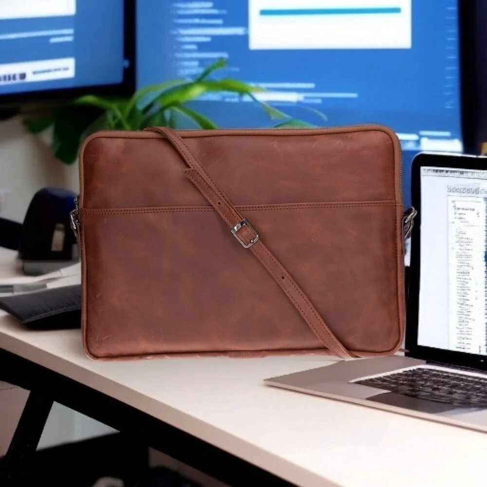Leeds 14 inç MacBook Ve Pc Uyumlu, Hakiki Deri, El Yapımı Kılıf, Karamel Fiyatı, Yorumları ve Özellikleri
