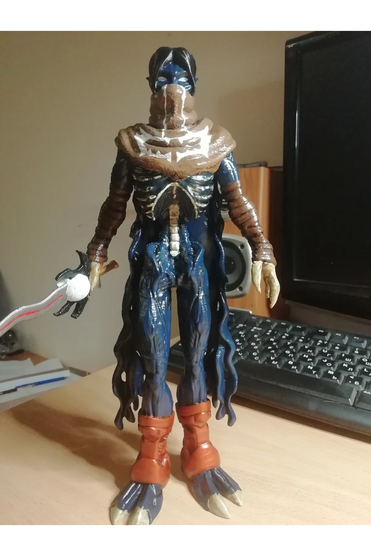 Legacy of Kain Soul Reaver Raziel Boyalı Figür Büyük Boy 25CM