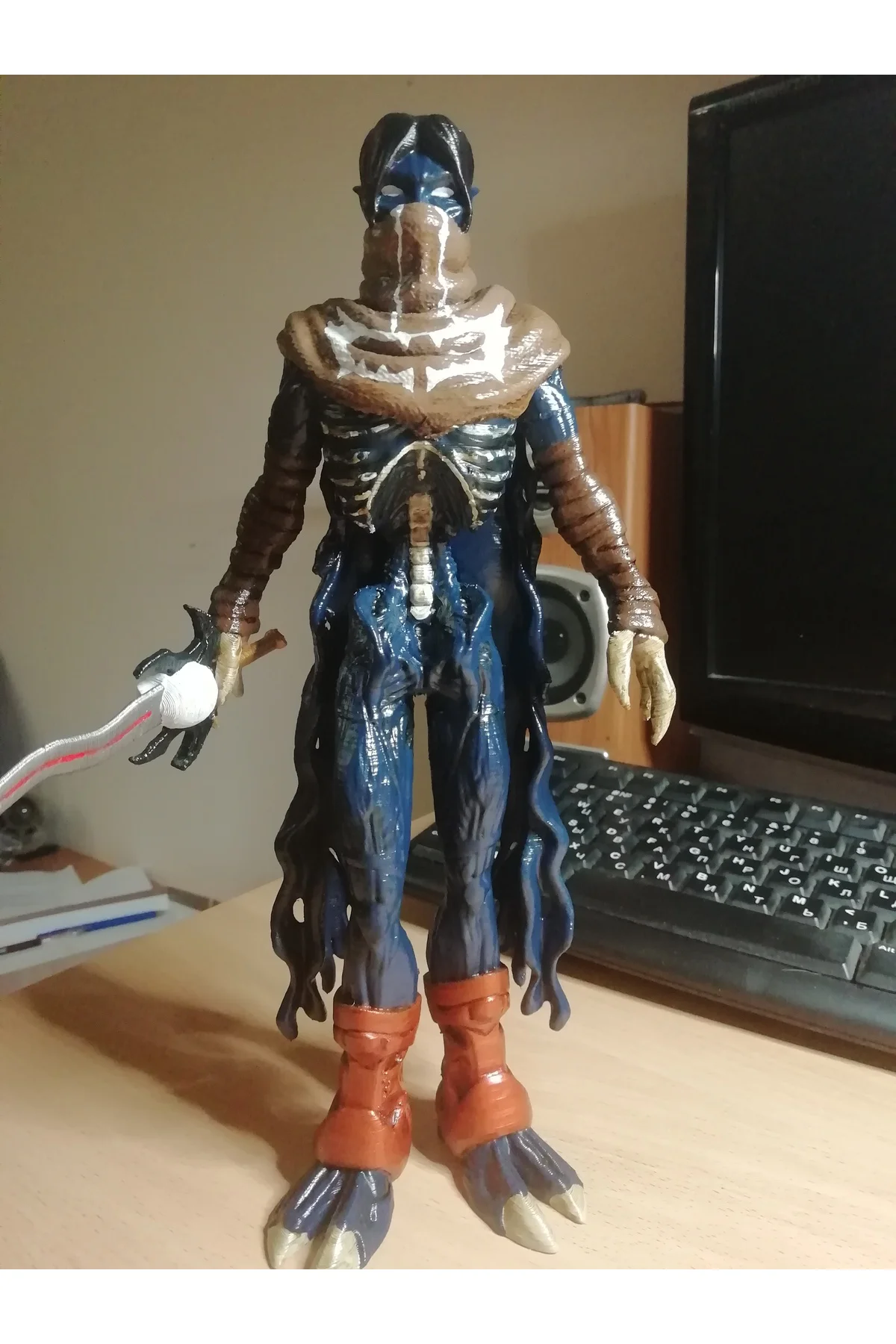 Legacy of Kain Soul Reaver Raziel Boyalı Figür Büyük Boy 25CM