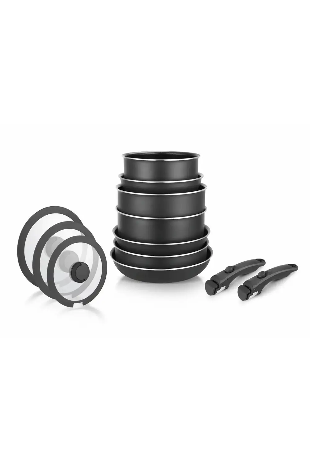 Leggno AIO2252SET12 All In One Titanium 12 Parça Tencere Tava Set