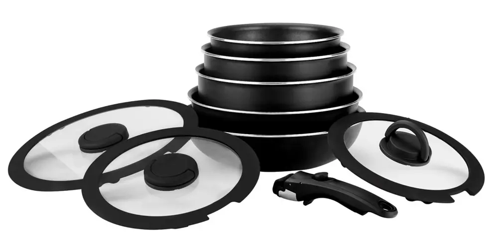 Leggno AIO2252SET9 All-In-One Titanium 9 Parça Tencere Set