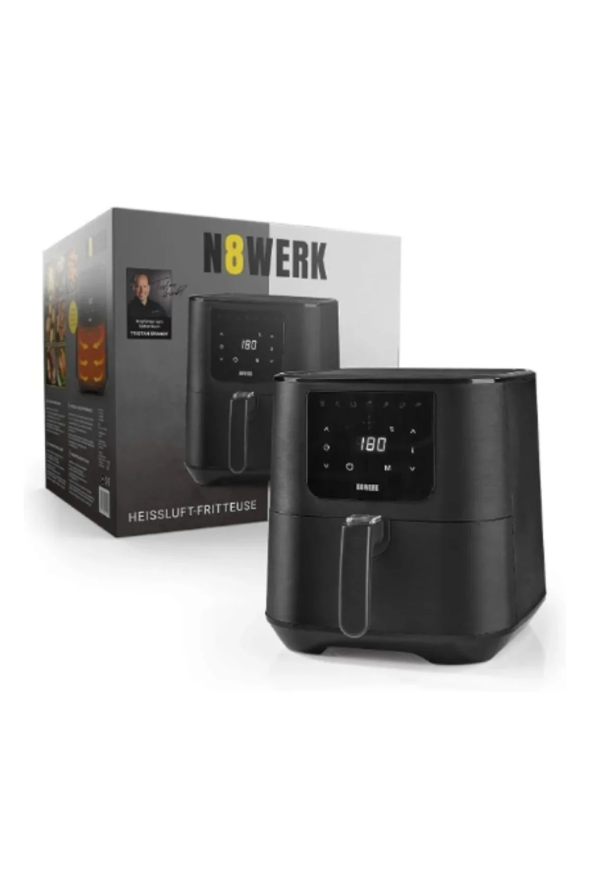 Leggno AirFryer Sıcak Hava Fritözü - Dijital Ekran 7 Program 5.5 