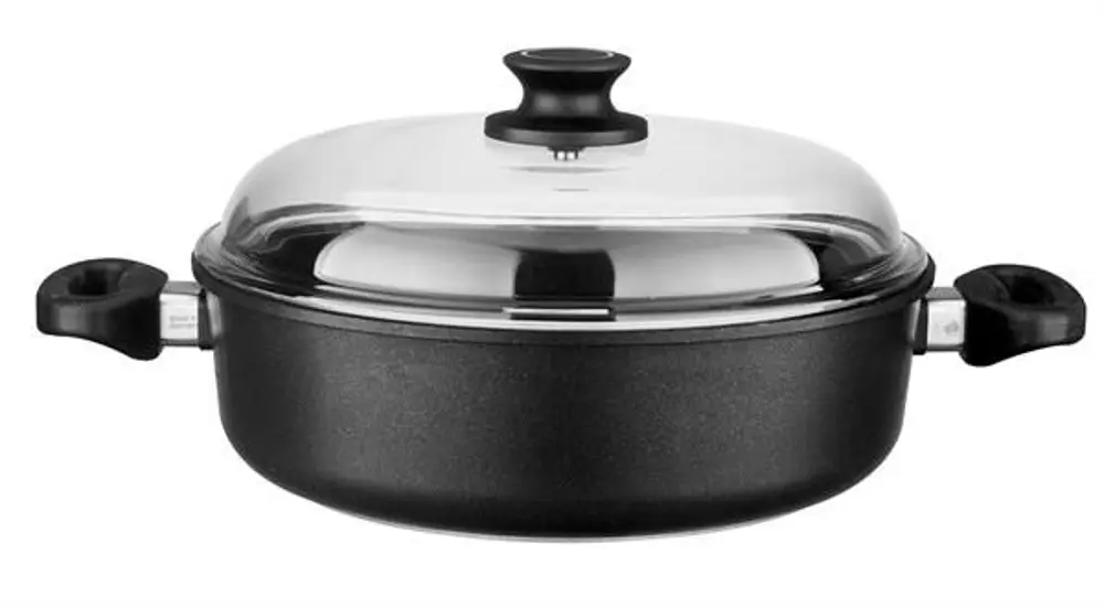 Leggno Blk2222st28 Black Döküm Sığ Tencere 28cm Leggno Blk2222st28 Black Döküm Sığ Tencere 28cm