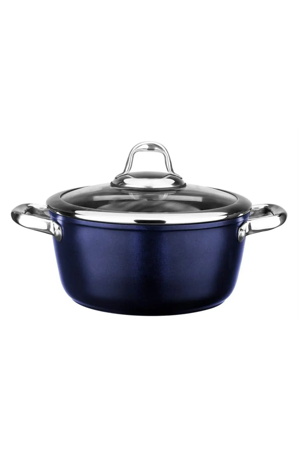 Leggno MST2828DT24BL Master Titanium Tencere Metalik Mavi 24 Cm