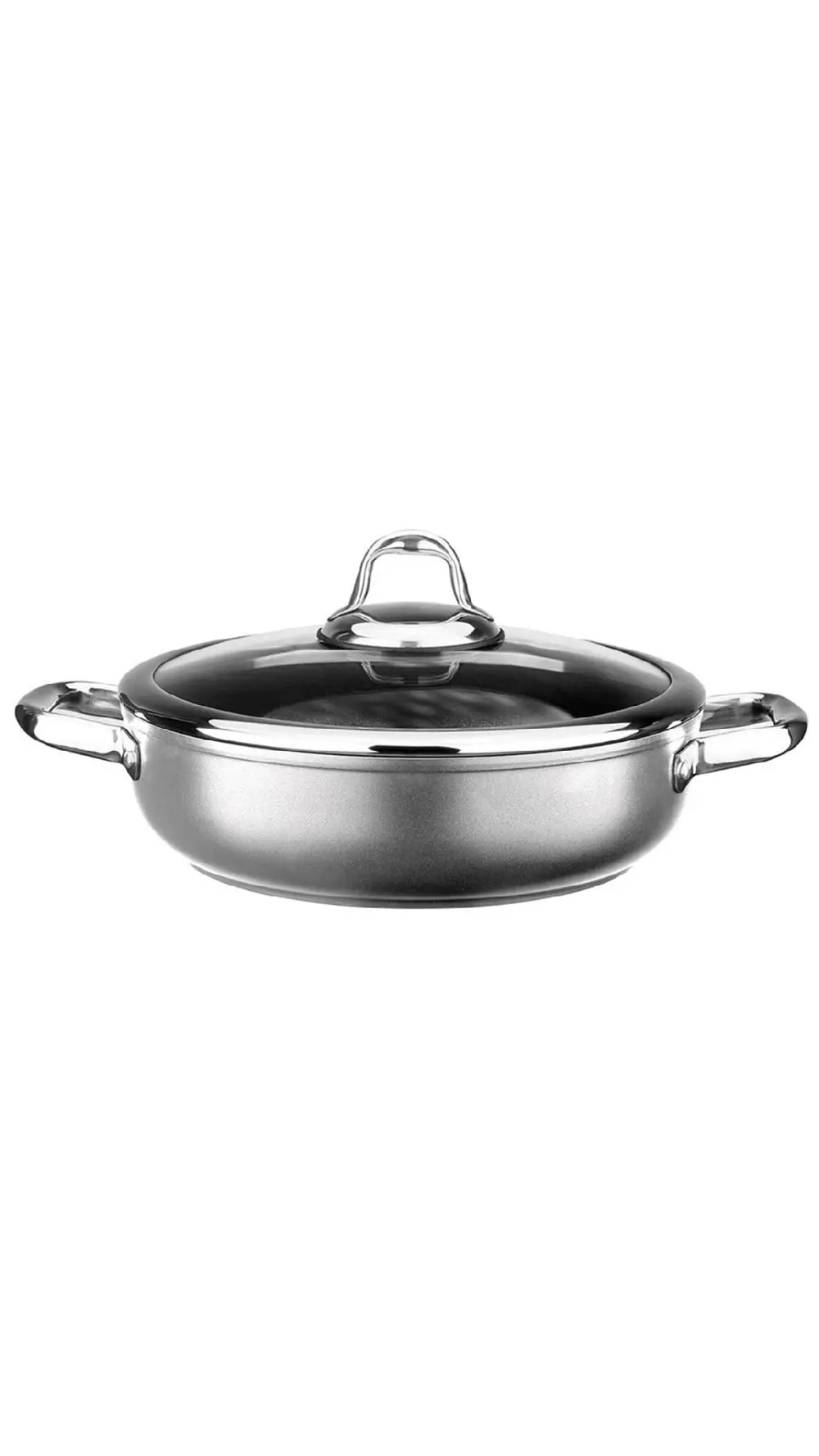 Leggno Mst2828st26gr Master Titanium Sığ Tencere Metalik Gri 26 C