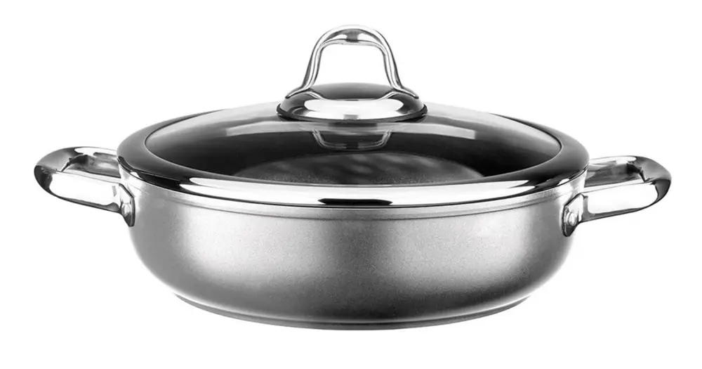 Leggno MST2828ST28GR Master Titanium Sığ Tencere Metalik Gri 28 C