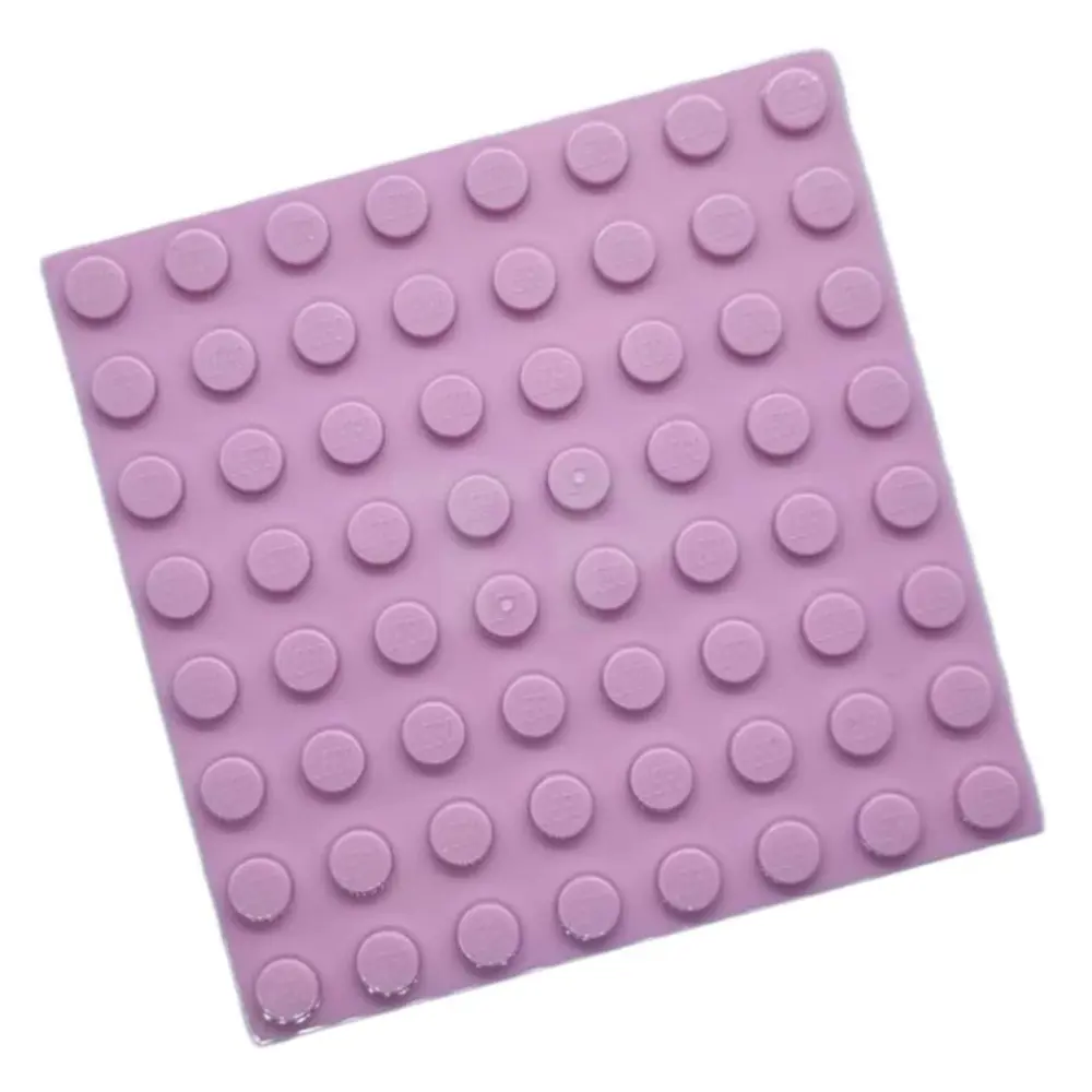 Lego 6396074 Plate, Modified 8 x 8 with Double-Sided Adhesive Tap
