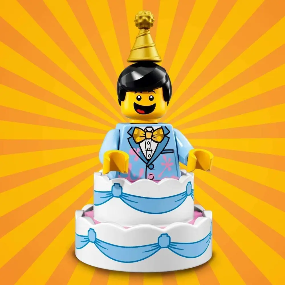 Lego 71021 Minifigure Series 18 - 10 Birthday Cake Guy Lego 71021 Minifigure Series 18 - 10 Birthday Cake Guy