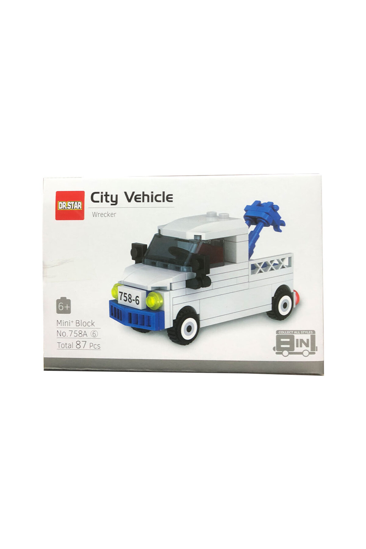 Pasifik Toys Lego Benzeri Mini Bloklar - City Araçları Serisi - Yıkıcı - 87 Pa