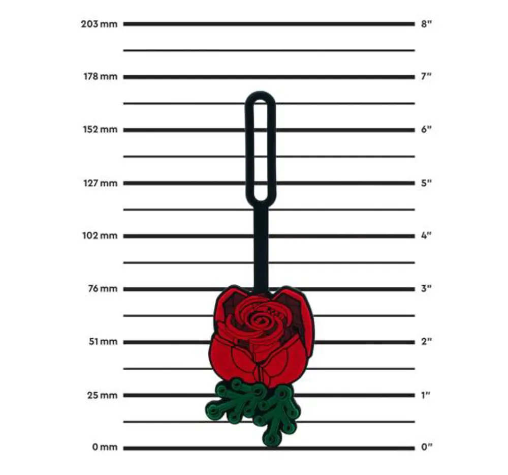 Lego Botanical Rose Bag Tag 53661