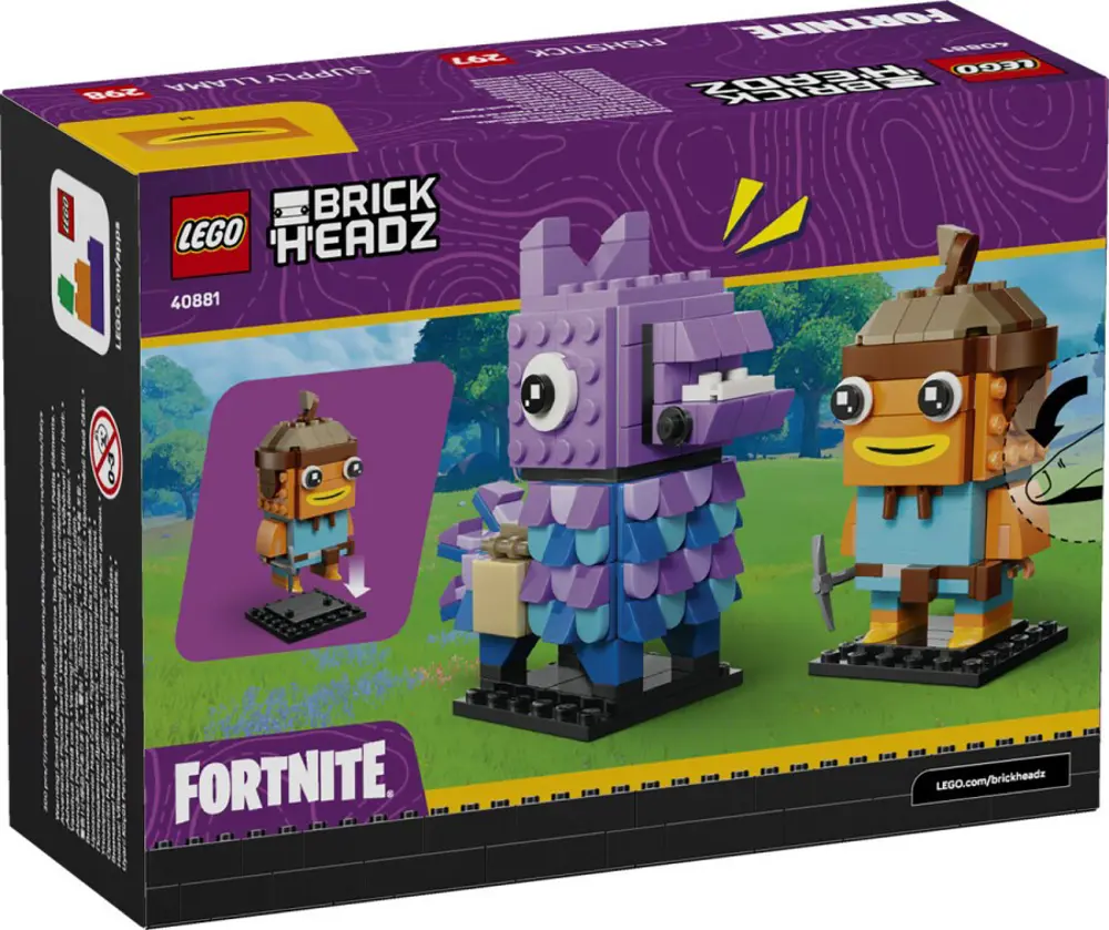 Lego Brickheadz Fortnite Mühimmat Laması ve Japon Balığı Figürler