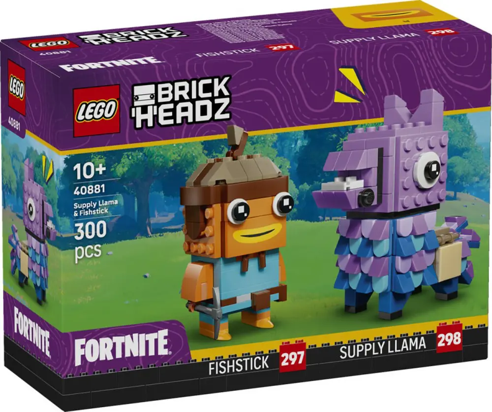 Lego Brickheadz Fortnite Mühimmat Laması ve Japon Balığı Figürler