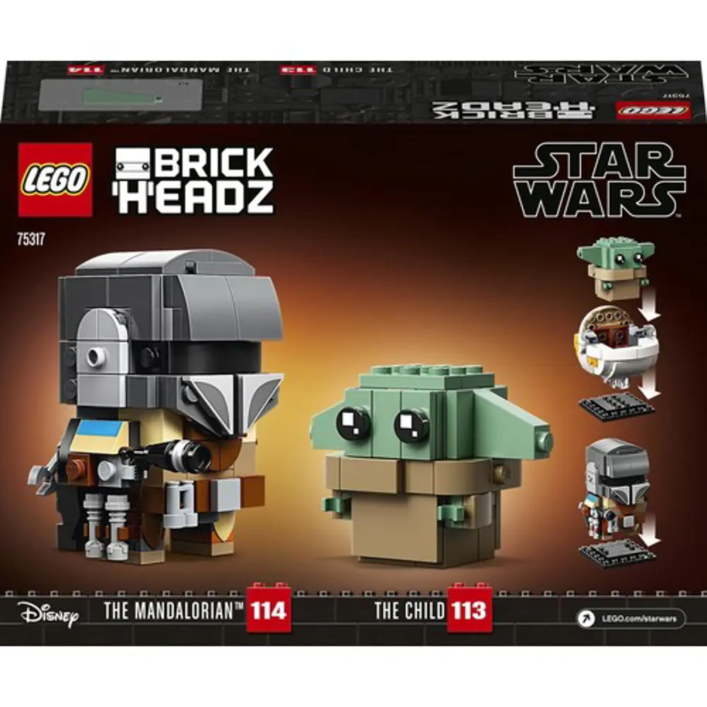 Lego BrickHeadz Star Wars The Mandalorian & The Child 75317 Lego BrickHeadz Star Wars The Mandalorian & The Child 75317