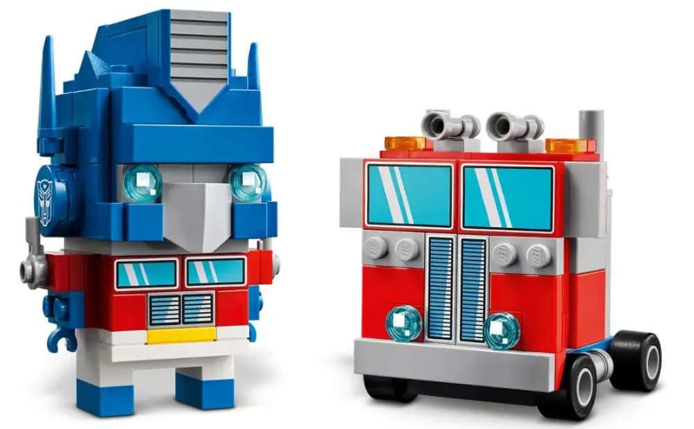 Lego Brickheadz Transformers Optimus Prime Robot & Vehicle 40803