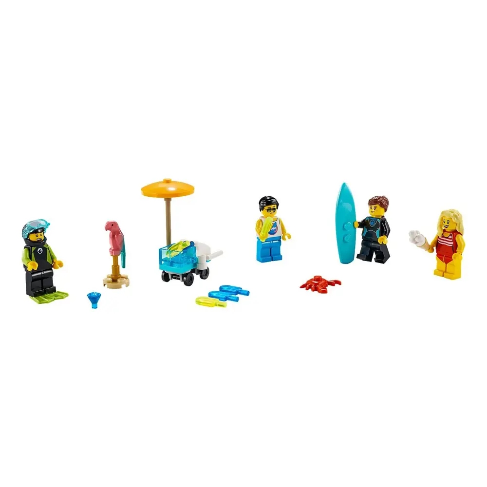 LEGO City 40344 Yaz Partisi Minifigür Paketi LEGO City 40344 Yaz Partisi Minifigür Paketi