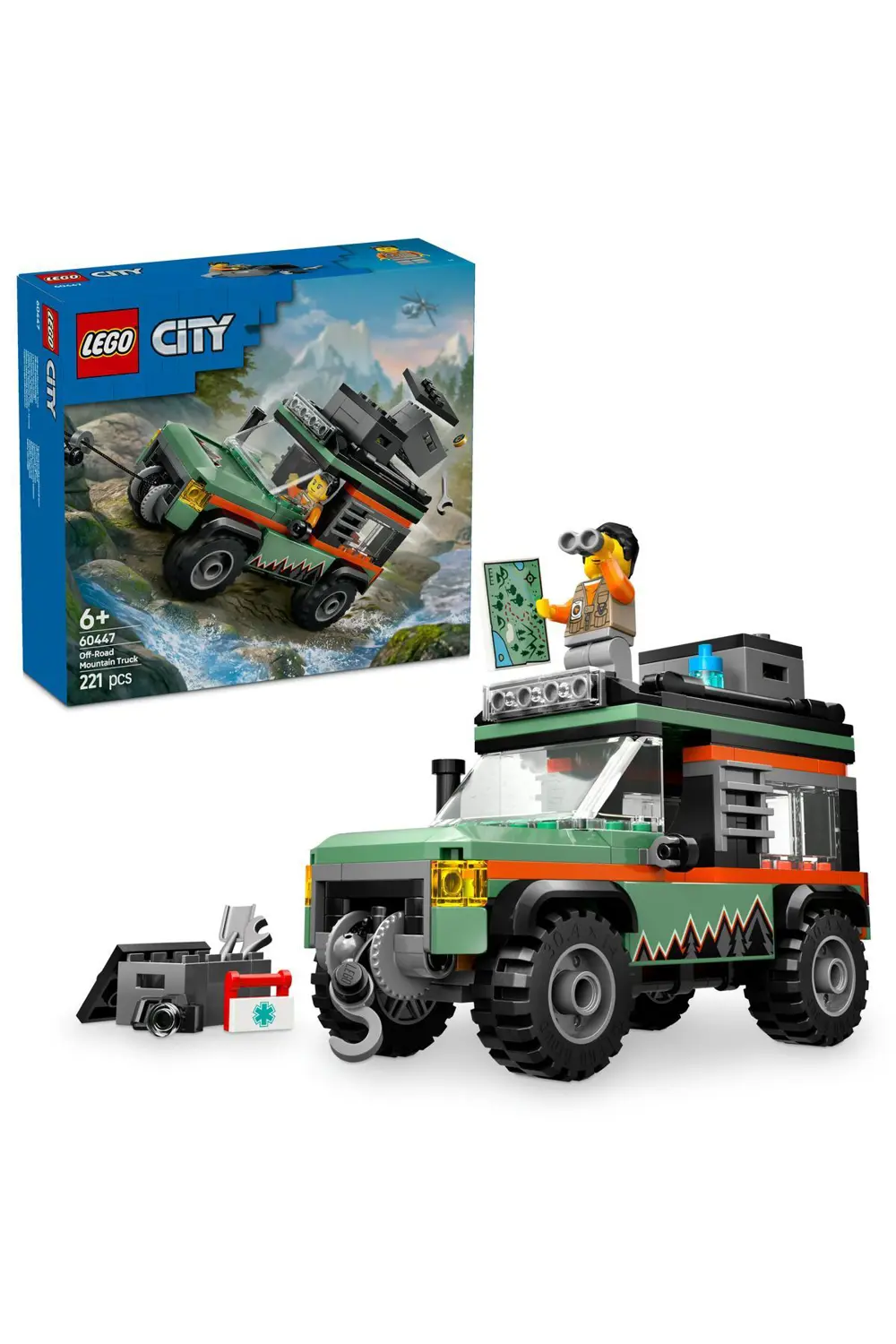 LEGO CİTY 4*4 ARAZİ DAĞ ARABASI
