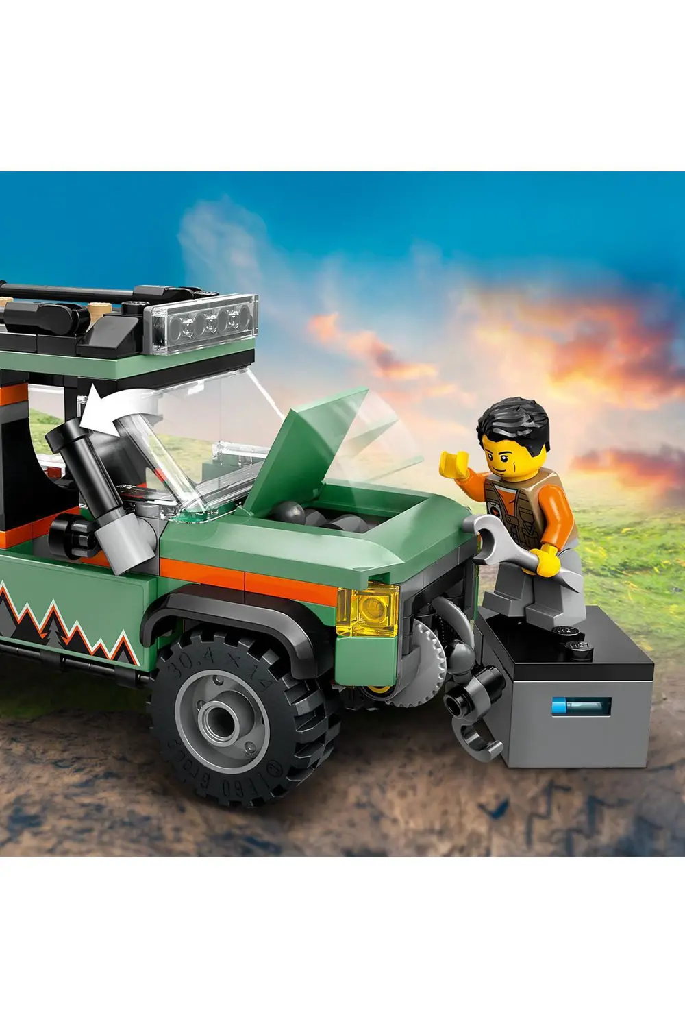 LEGO CİTY 4*4 ARAZİ DAĞ ARABASI