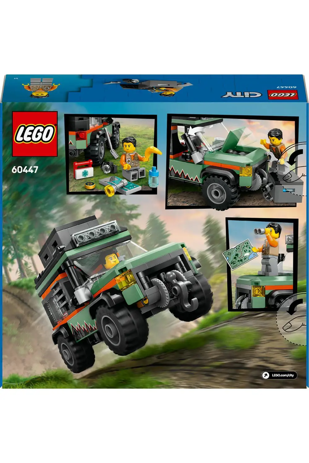 LEGO CİTY 4*4 ARAZİ DAĞ ARABASI
