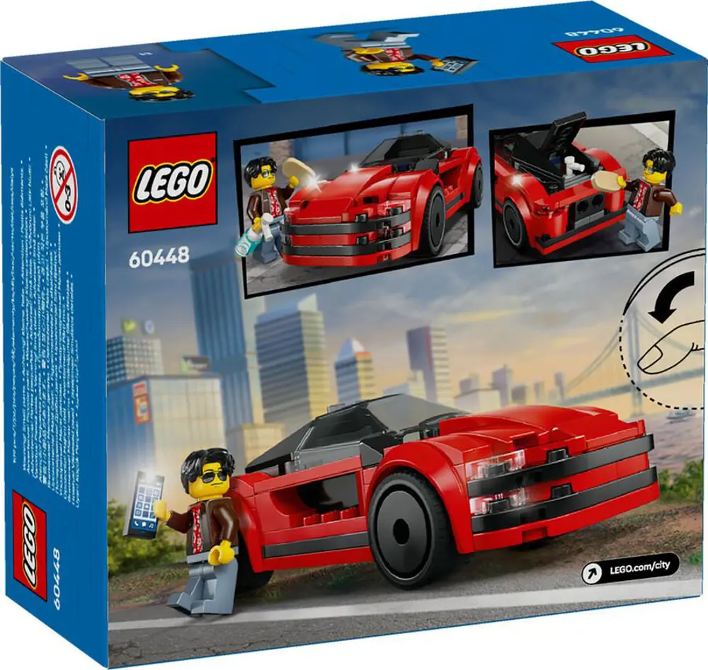 Lego City 60448 Kırmızı Spor Araba Lego City 60448 Kırmızı Spor Araba