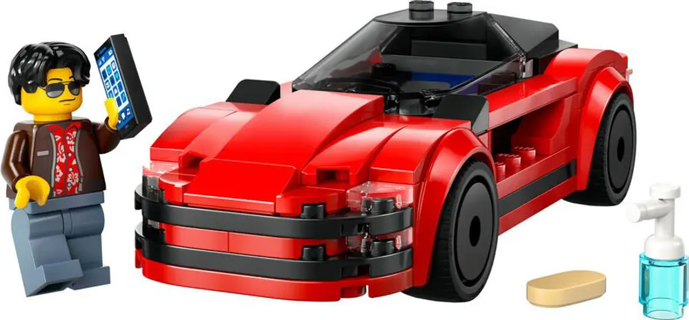 Lego City 60448 Kırmızı Spor Araba Lego City 60448 Kırmızı Spor Araba