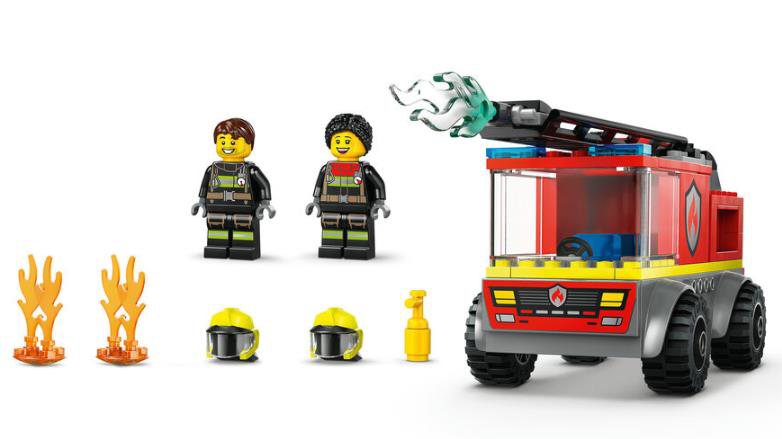 LEGO CITY 60463 MERDIVENLI ITFAIYE KAMYONU-8