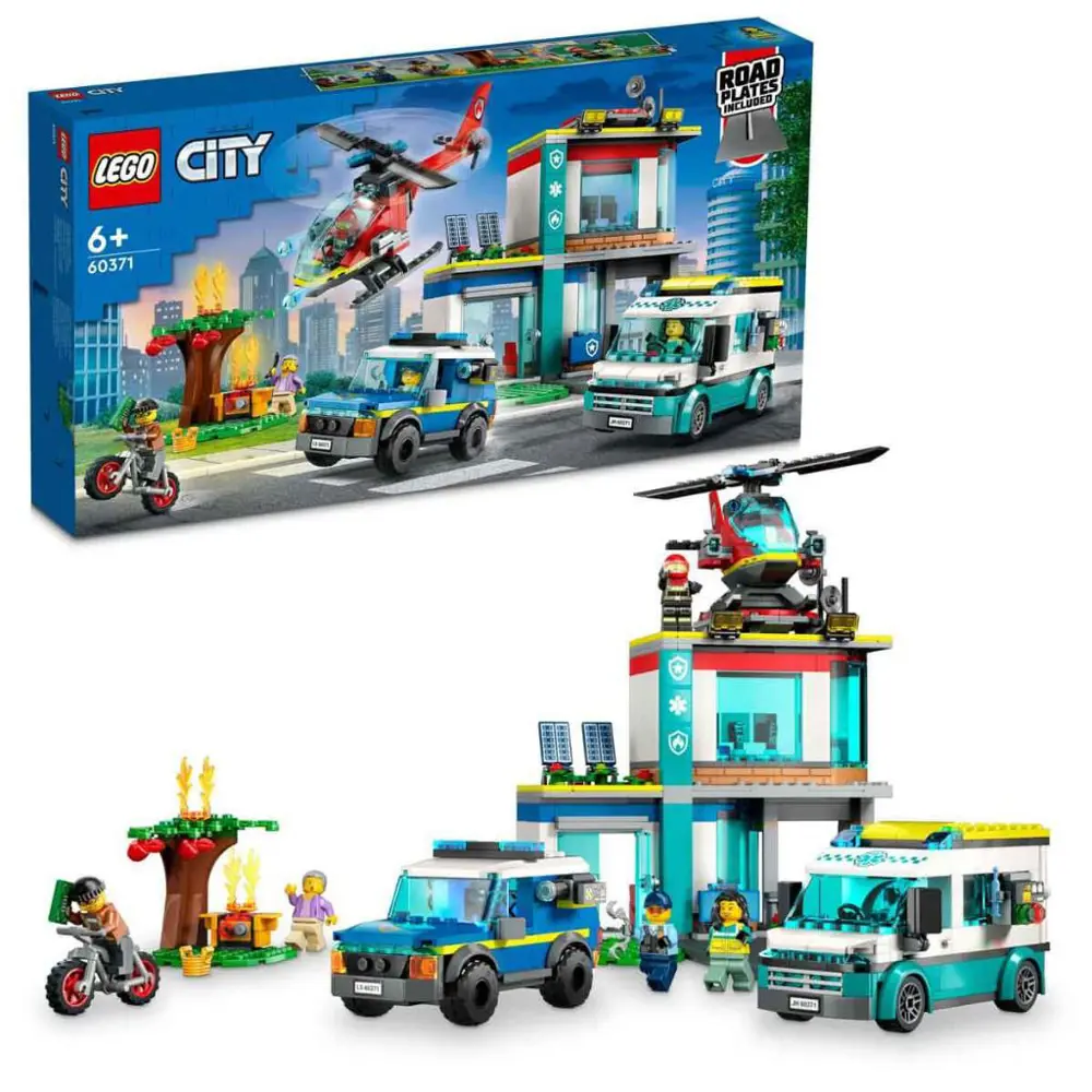 LEGO City Acil Durum Araçları Merkezi 60371 LEGO City Acil Durum Araçları Merkezi 60371