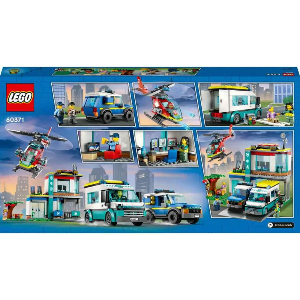 LEGO City Acil Durum Araçları Merkezi 60371 LEGO City Acil Durum Araçları Merkezi 60371