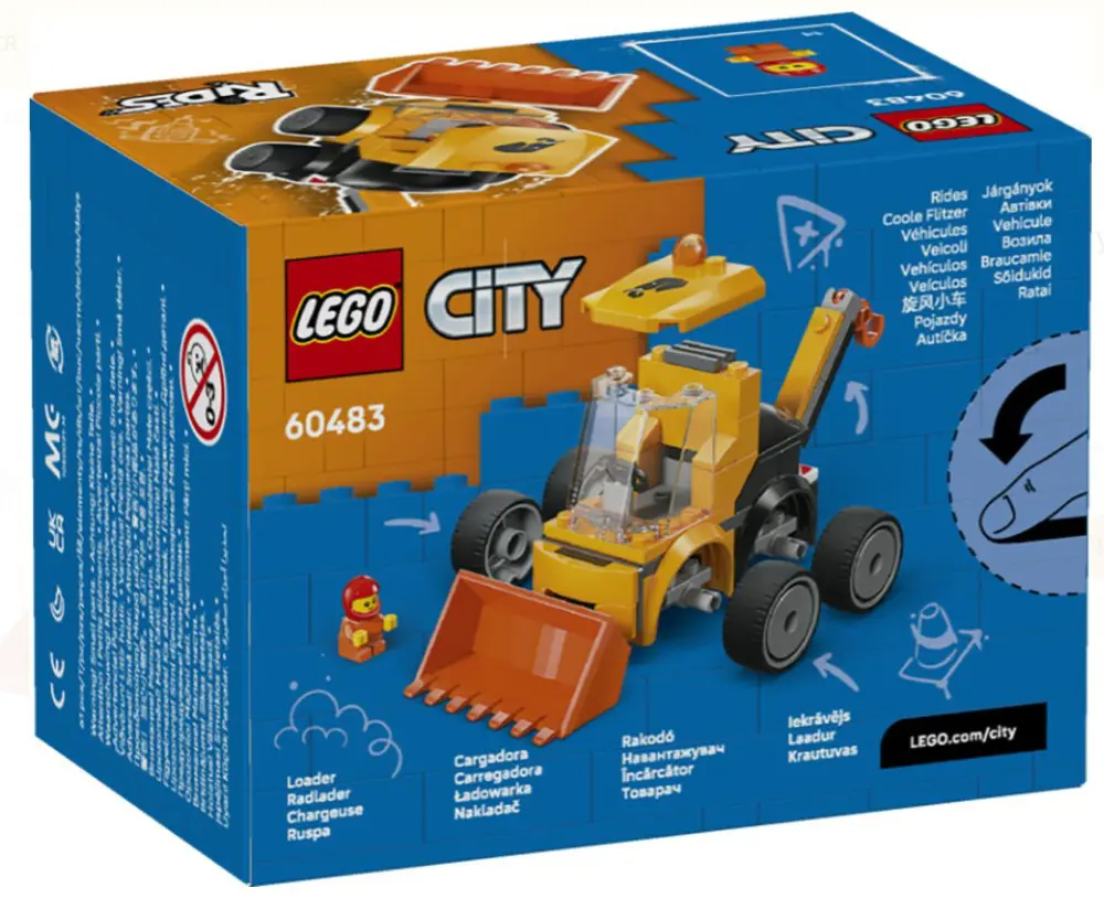 Lego City İnşaat Yükleyicisi 60483