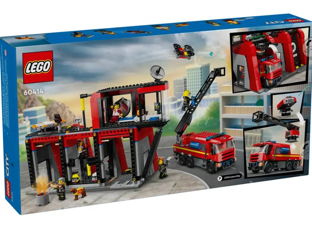 Lego City İtfaiye Kamyonlu İtfaiye Merkezi 60414 Lego City İtfaiye Kamyonlu İtfaiye Merkezi 60414