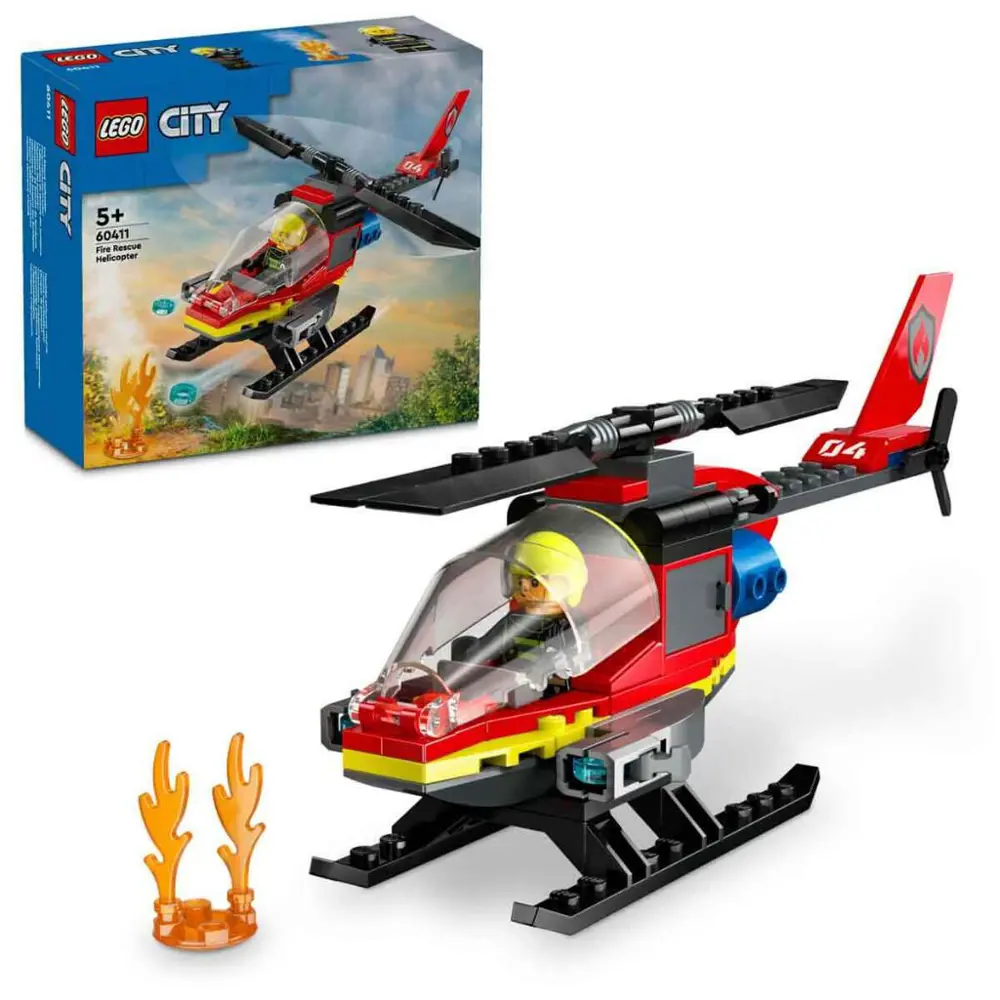LEGO City İtfaiye Kurtarma Helikopteri 60411