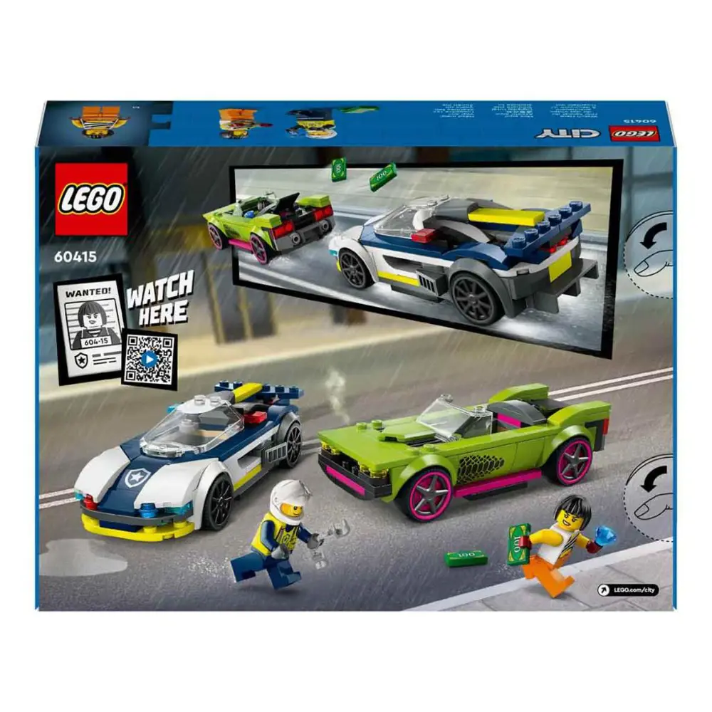 LEGO® City Polis Arabası ve Spor Araba Takibi 60415 LEGO® City Polis Arabası ve Spor Araba Takibi 60415