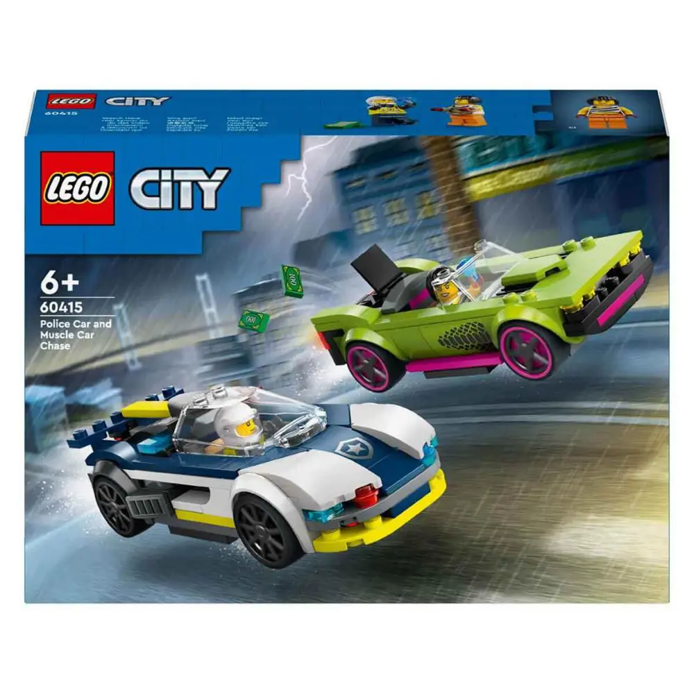 LEGO® City Polis Arabası ve Spor Araba Takibi 60415 LEGO® City Polis Arabası ve Spor Araba Takibi 60415