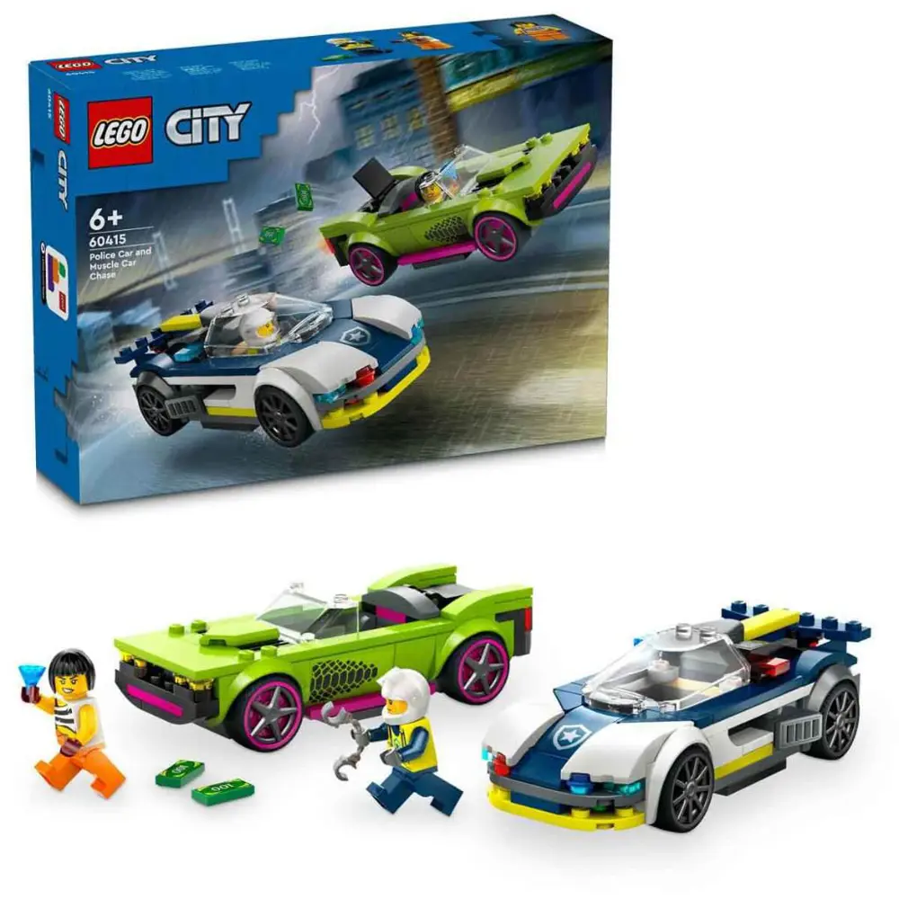 LEGO® City Polis Arabası ve Spor Araba Takibi 60415 LEGO® City Polis Arabası ve Spor Araba Takibi 60415