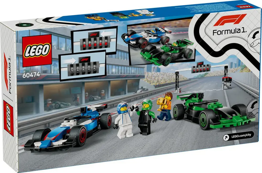 Lego City VCARB ve Sauber Yarış Arabalı F1 Gridi 60474
