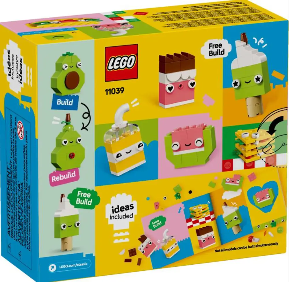 Lego Classic 11039 Yaratıcı Yiyecek Arkadaşlar